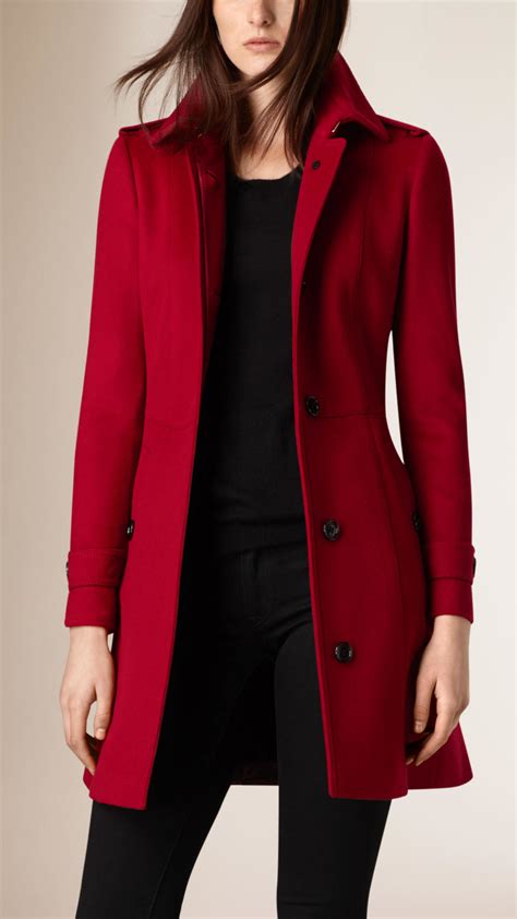 burberry cashmere coat red|Burberry cashmere coat women's.